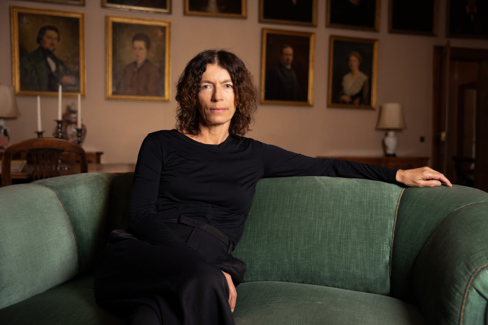 Porträt der Autorin Anne Weber im Museum der Burg Hülshoff