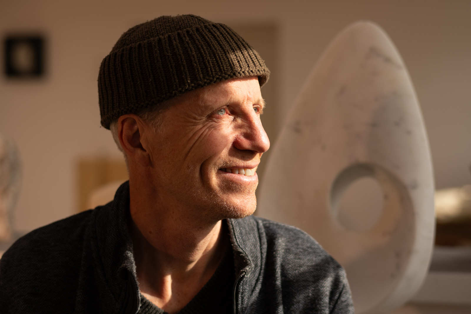 Porträt des Künstlers und Steinbildhauers Ulrich Rothmund