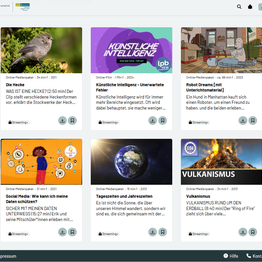 Screenshot aus der Bildungsmediathek NRW