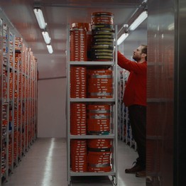 Blick ins Filmarchiv