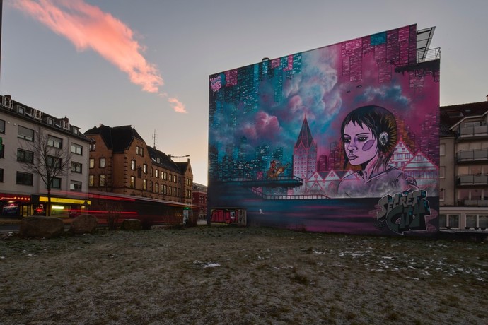 Foto eines Murals in Paderborn