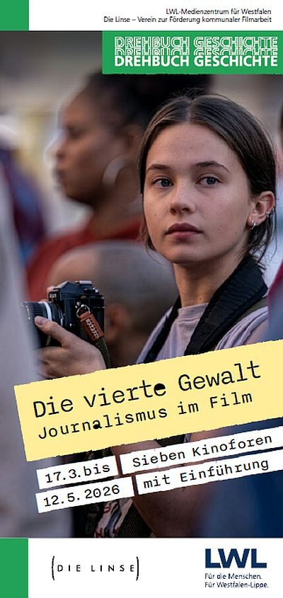 Cover Flyer Drehbuch Geschichte 2026