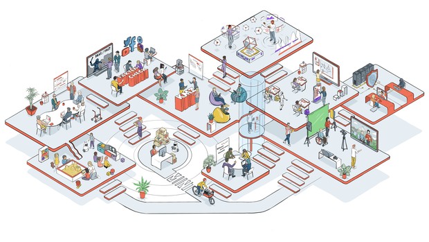 Illustration Kommunale Medienzentren