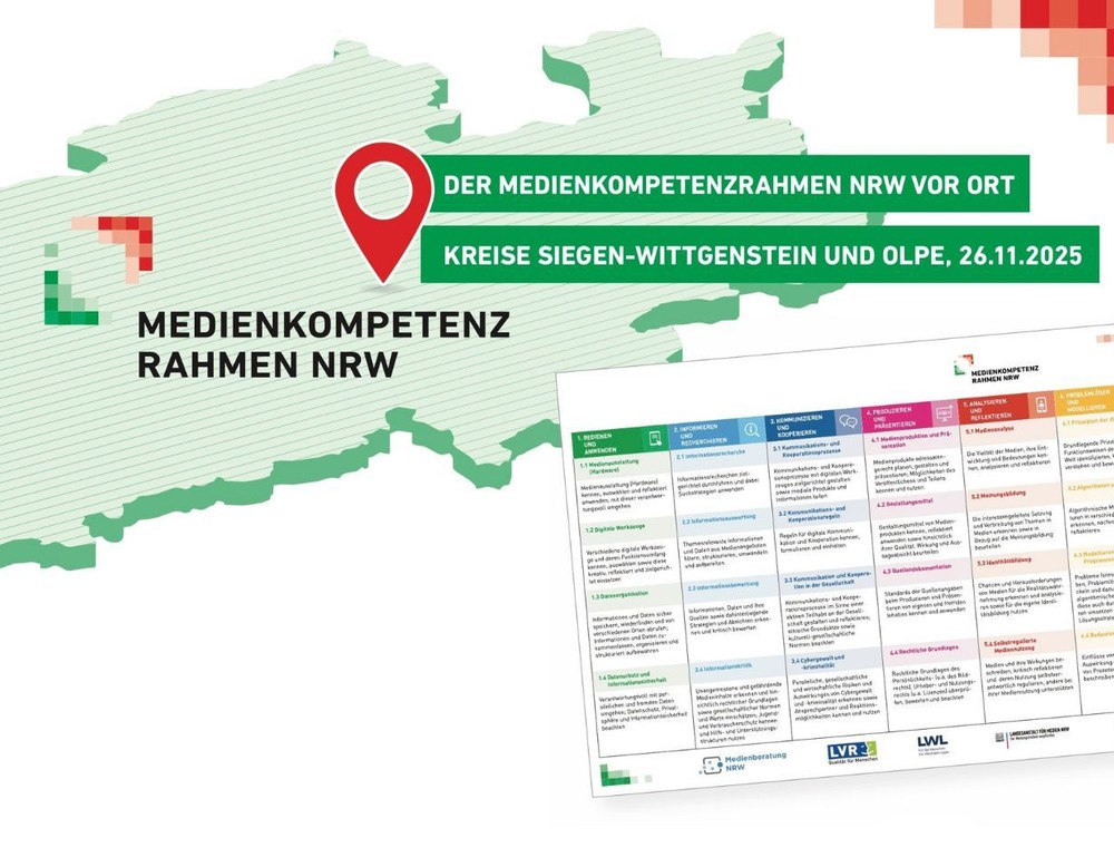 Grafik zum Medienkompetenzrahmen