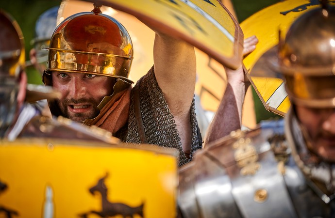 Fabian Nolte als römischer Legionär