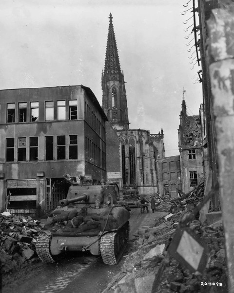 Einmarsch in Münster 1945