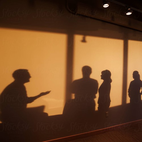 Schatten von Menschen