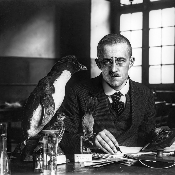 Hermann Reichling am Zoologischen Institut der Westfälischen Wilhelms-Universität, Münster, 1912 © LWL-Medienzentrum für Westfalen (vergrößerte Bildansicht wird geöffnet)