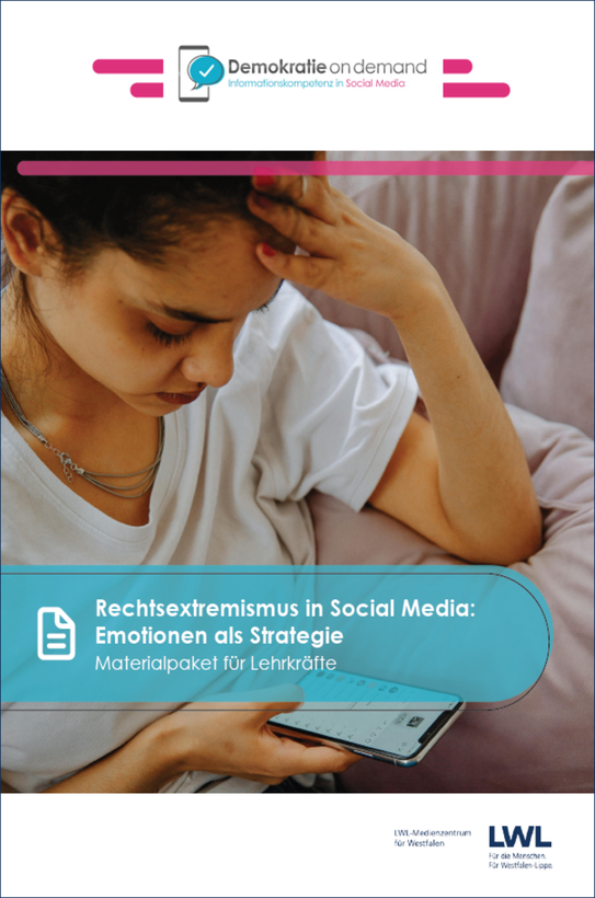 Titelbild des Unterrichtskonzepts "Rechtsextremismus in Social Media"