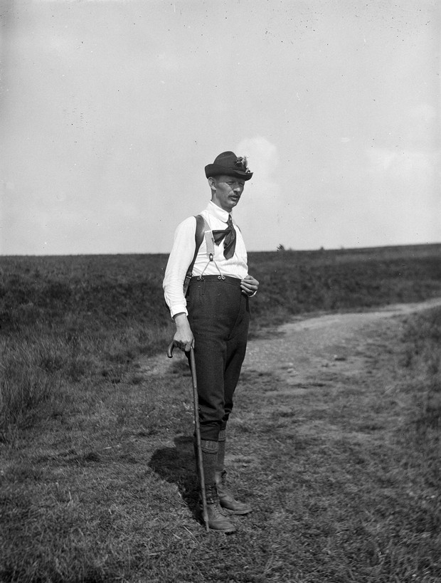 Wandersmann Richard Schirrmann, Gründer des Deutschen Jugendherbergswerkes, undatiert, um 1912? © LWL-Medienzentrum für Westfalen